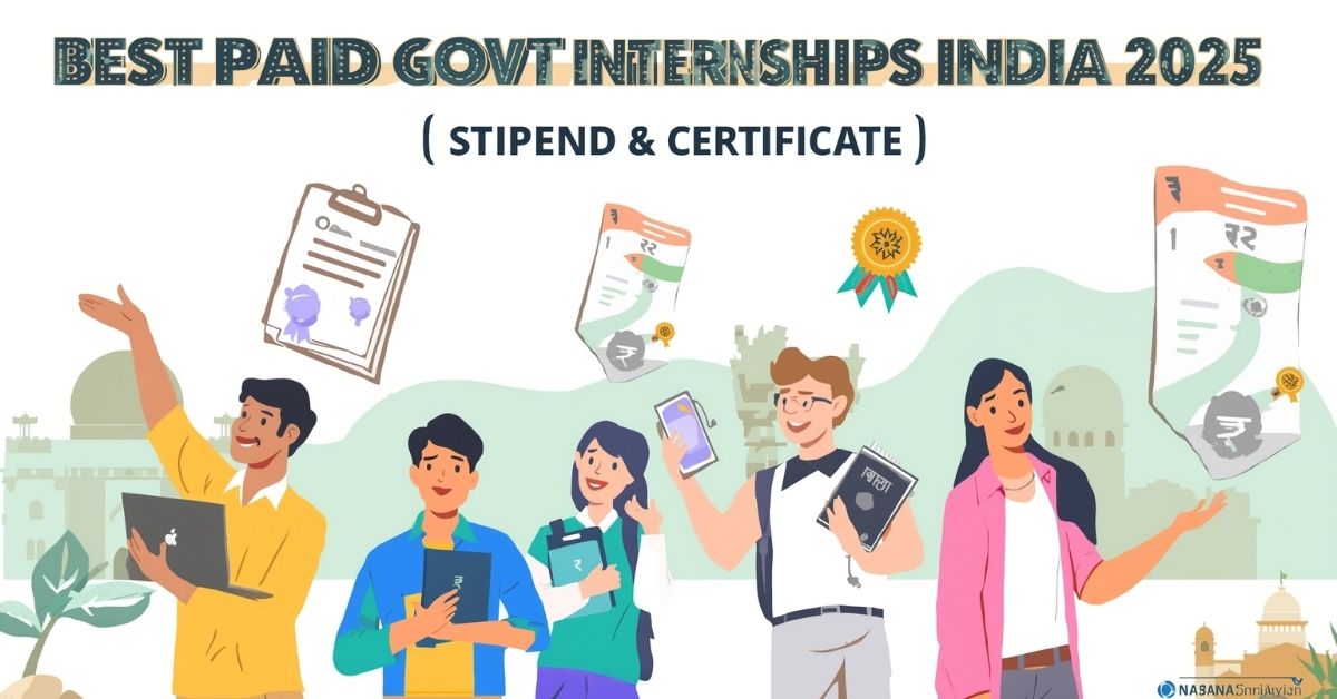 Best Paid Govt Internships India 2025 – Stipend & Certificate