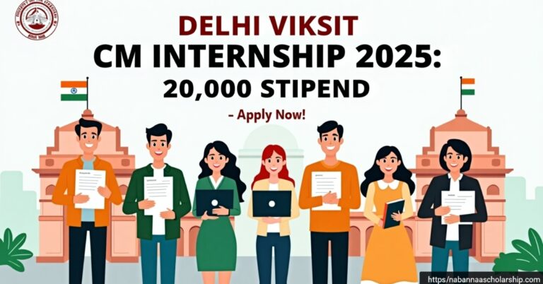 Delhi Viksit CM Internship 2025: ₹20,000 Stipend - Apply Now!
