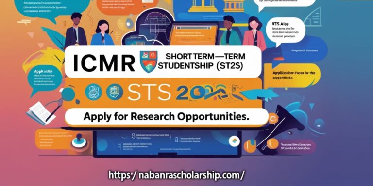 ICMR Short-Term Studentship (STS) 2025: Apply for Research Opportunities