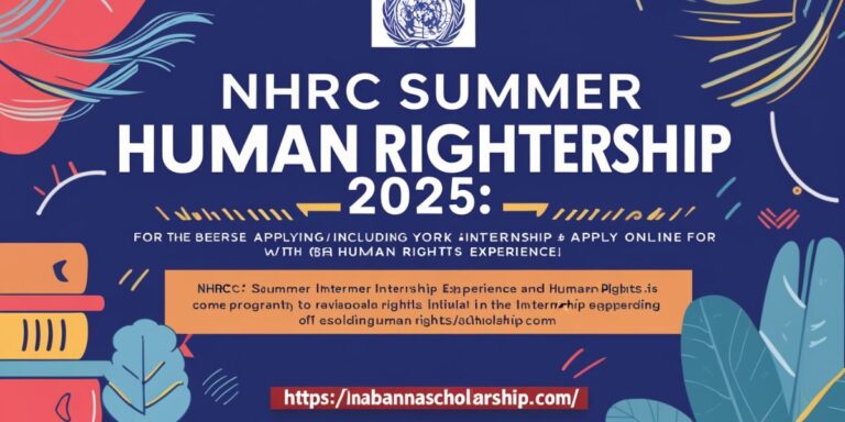 NHRC Summer Internship 2025: Apply Online for Human Rights Experience!