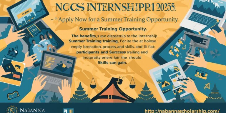 NCCS Internship 2025: Apply Now for a Summer Training Opportunity
