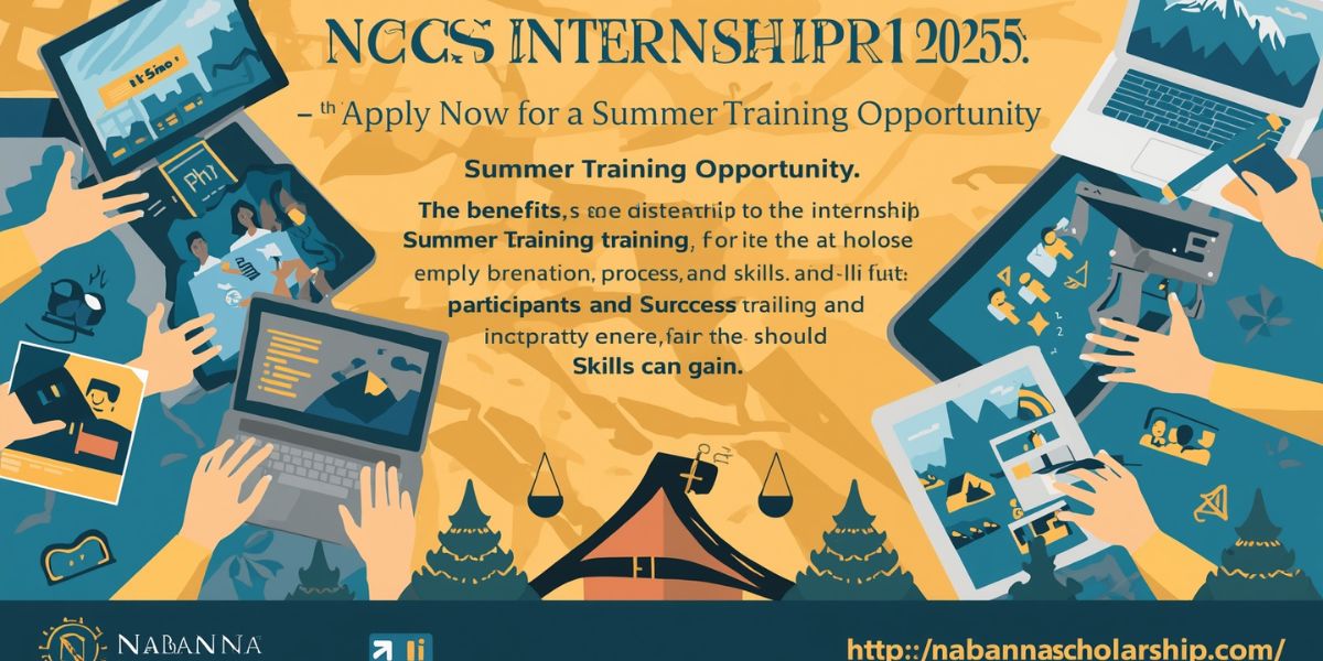 NCCS Internship 2025: Apply Now for a Summer Training Opportunity
