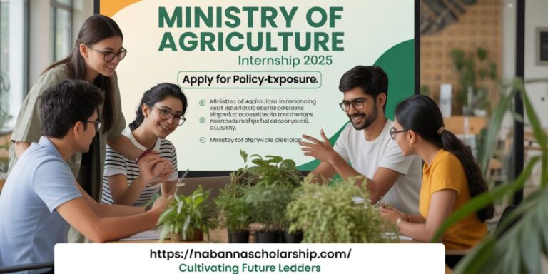 Ministry of Agriculture Internship 2025: Apply for Policy-Level Exposure