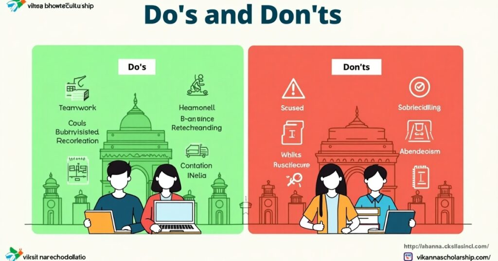 Viksit Delhi Yuva Internship Do’s and Don’ts