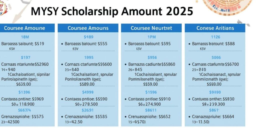 MYSY Scholarship Amount 2025