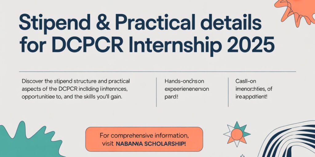 Stipend & Practical Details