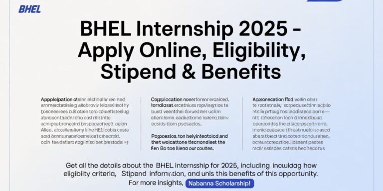 BHEL Internship 2025 – Apply Online, Eligibility, Stipend & Benefits