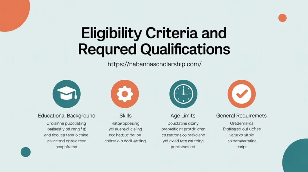 Eligibility Criteria and Required Qualifications
