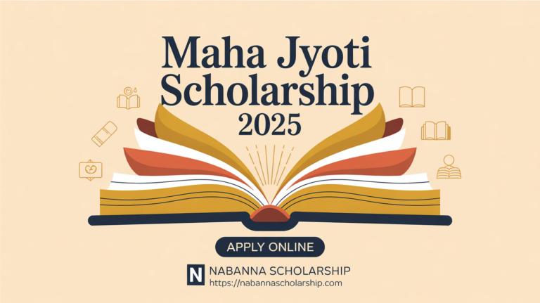 Maha Jyoti Scholarship 2025: Apply Online