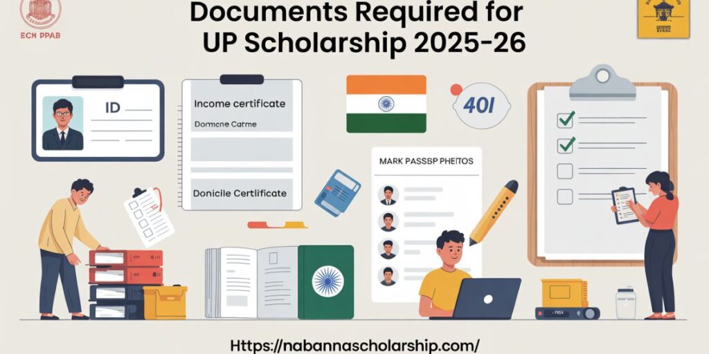 Documents Required for UP Scholarship 2025-26