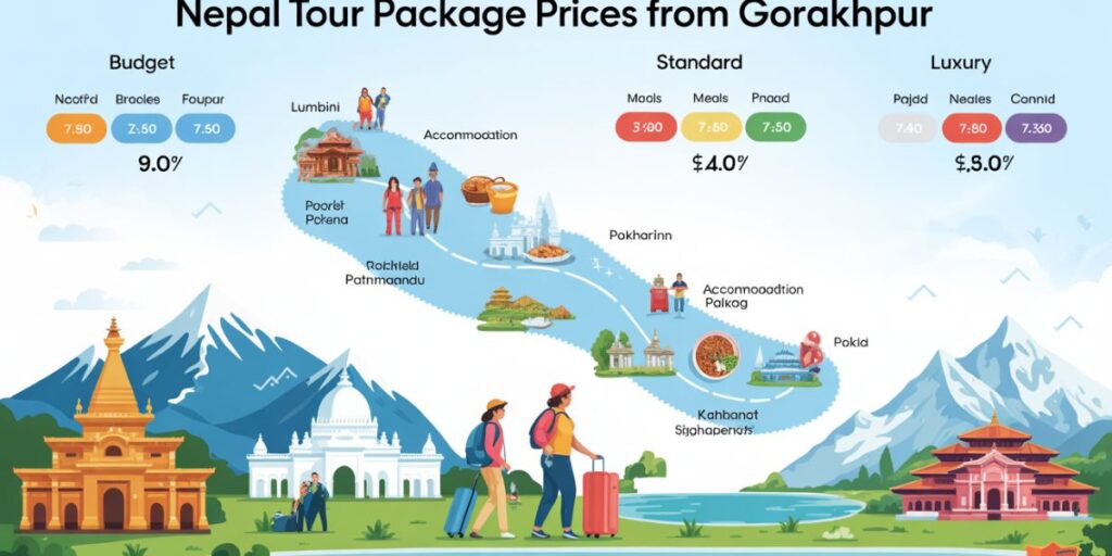 Nepal Tour Package Prices from Gorakhpur