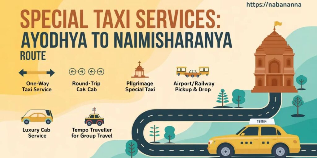 Special Taxi Services on the Ayodhya to Naimisharanya Route