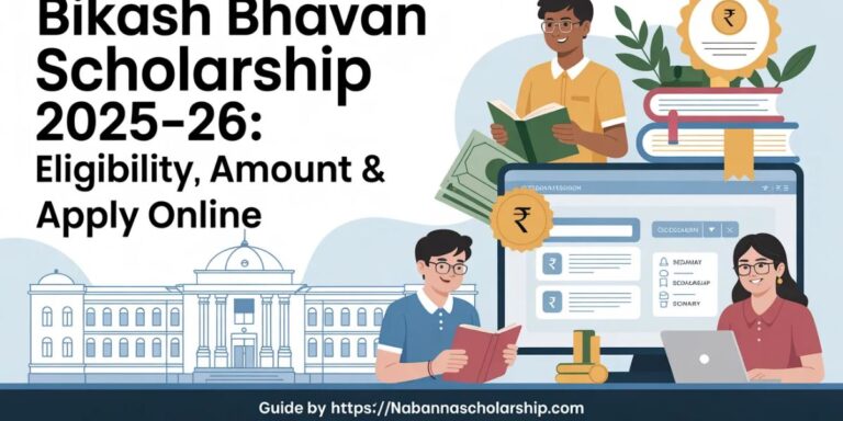Bikash Bhavan Scholarship 2025–26: Eligibility, Amount & Apply Online