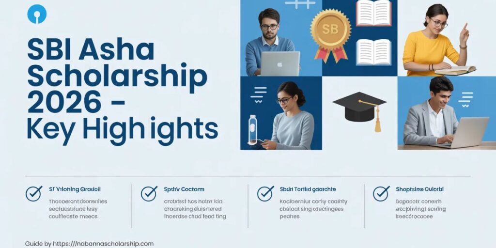 SBI Asha Scholarship 2026 – Key Highlights