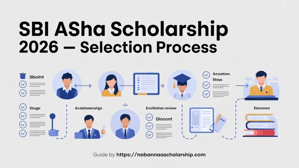 SBI Asha Scholarship 2026 – Selection Process 