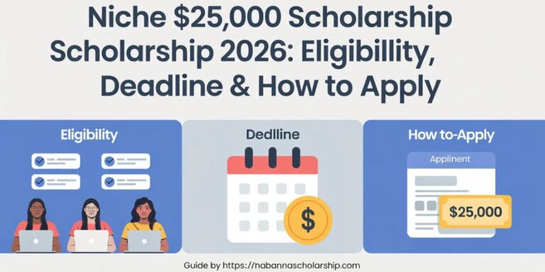 Niche $25,000 Scholarship 2026: Eligibility, Deadline & How to Apply